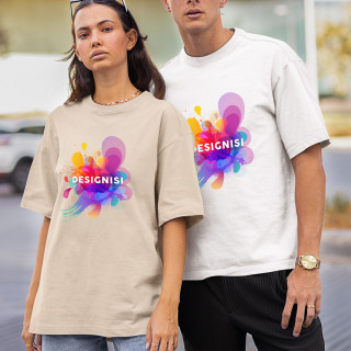 Oversized UNISEX-t-paita omalla designillasi