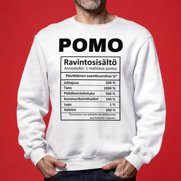 Paita "Pomon koostumus" (ilman huppua)