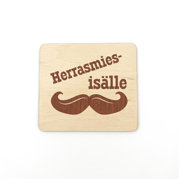 Puinen magneetti "Herrasmies-isälle"