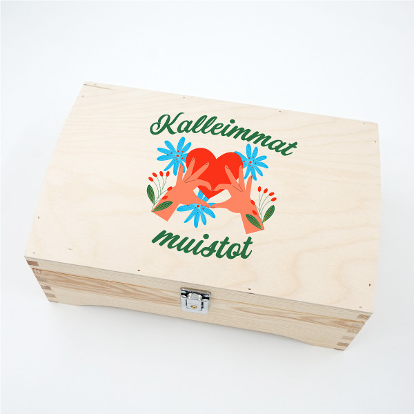 Puinen muistorasia "Kalleimmat muistot"