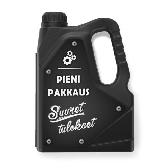 Säiliön muotoinen työkalusarja "Pieni pakkaus. Suuret tulokset"