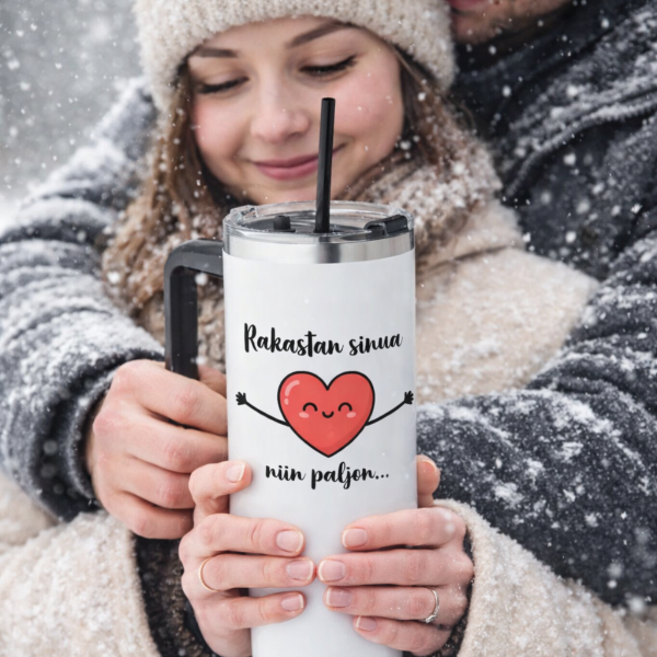 XL-termosmuki "Rakastan sinua niin paljon…" (1200ml)