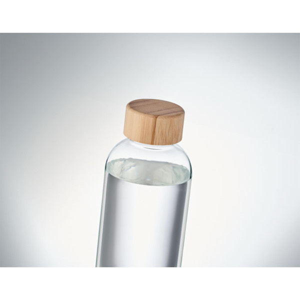 Lasinen vesipullo "FRIS" omalla designilla (650ml)