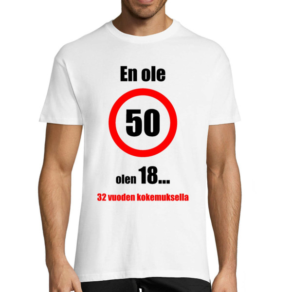 T-paita "En ole 50!"