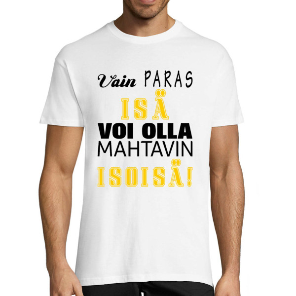 T-paita "Hyvä isä - loistava isoisä"