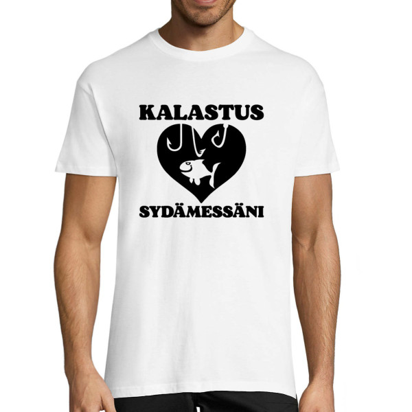 T-paita "Kalastus sydämessäni"