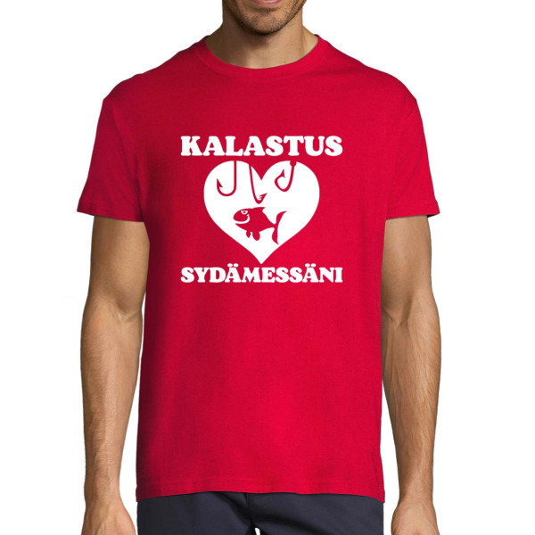 T-paita "Kalastus sydämessäni"