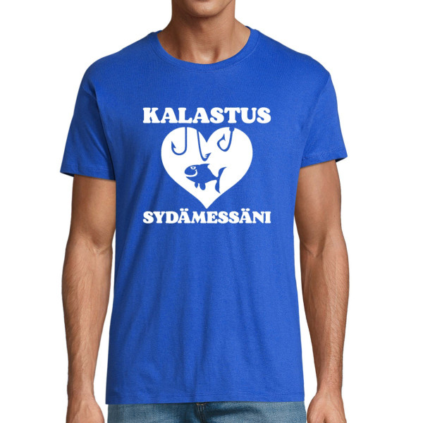 T-paita "Kalastus sydämessäni"