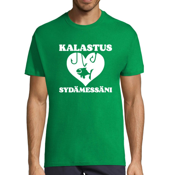 T-paita "Kalastus sydämessäni"
