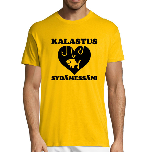 T-paita "Kalastus sydämessäni"