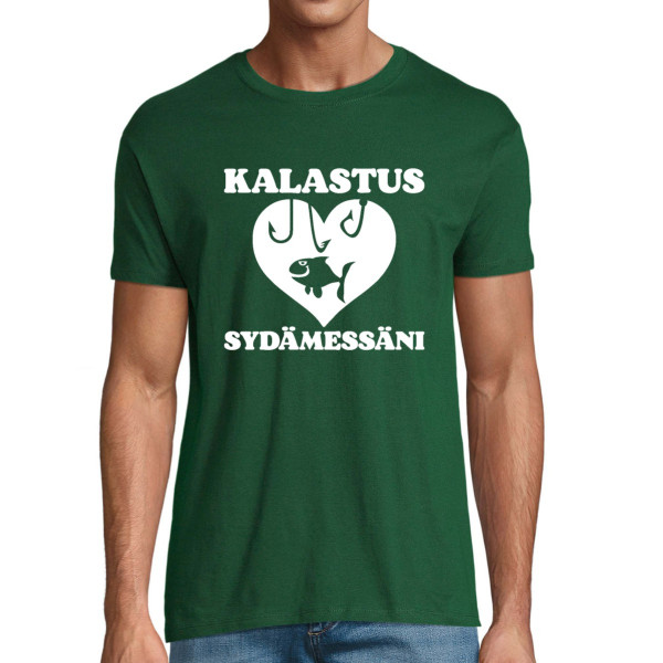 T-paita "Kalastus sydämessäni"