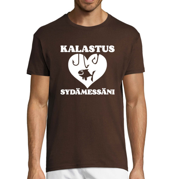 T-paita "Kalastus sydämessäni"