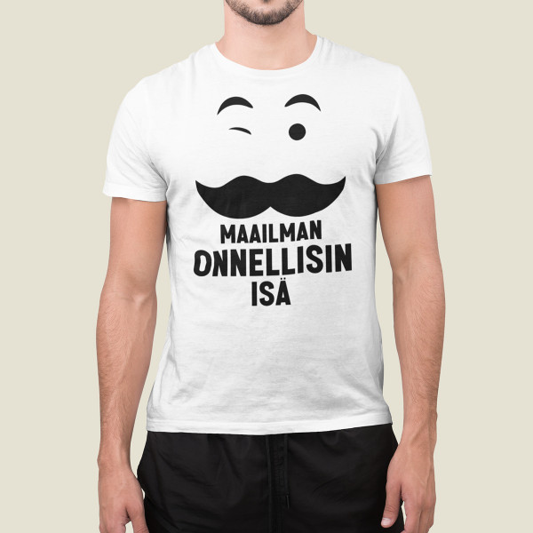 T-paita "Maailman onnellisin isä"