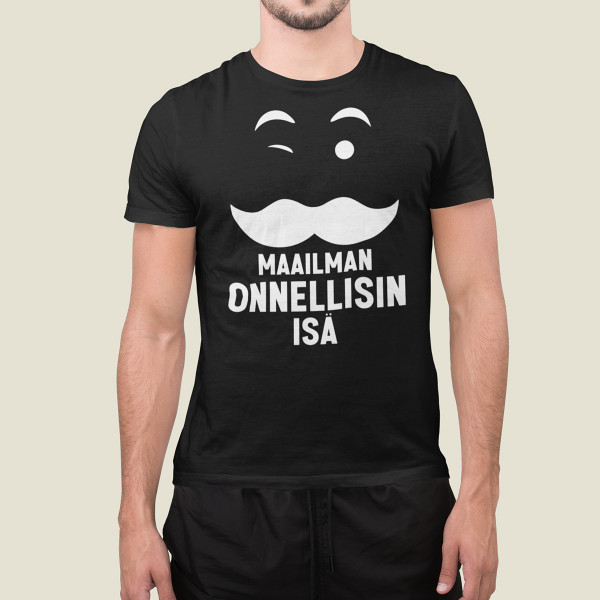 T-paita "Maailman onnellisin isä"