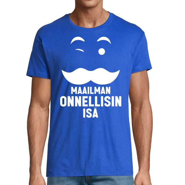 T-paita "Maailman onnellisin isä"