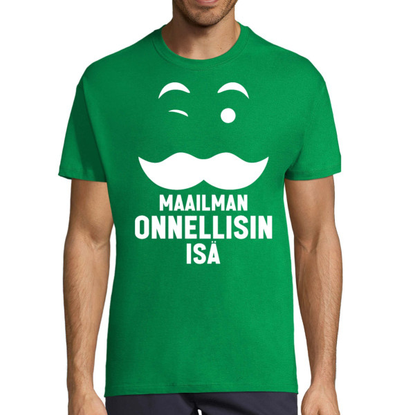 T-paita "Maailman onnellisin isä"