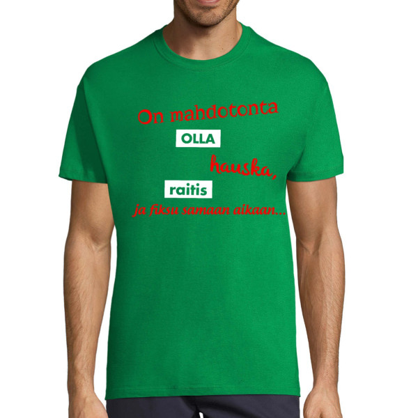 T-paita "Mahdotonta olla kaikkea"