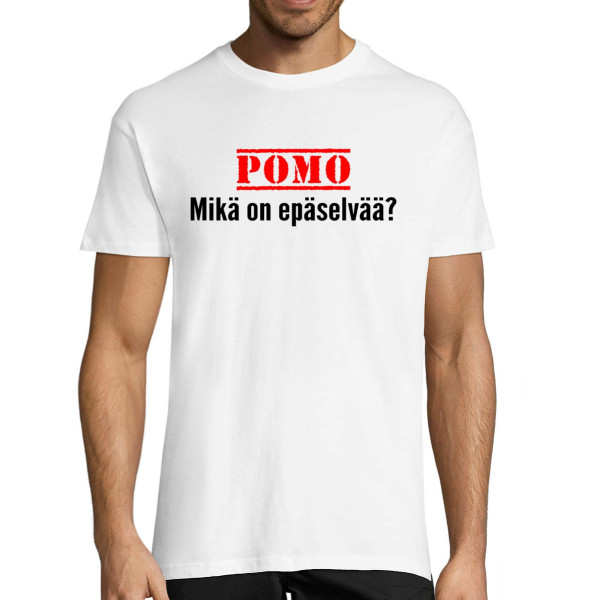 T-paita "Mikä jäi epäselväksi"