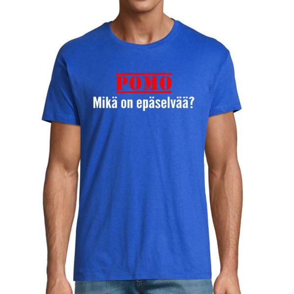 T-paita "Mikä jäi epäselväksi"