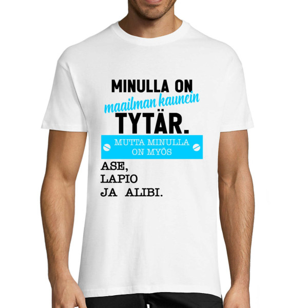 T-paita "Minulla on maailman kaunein tytär"