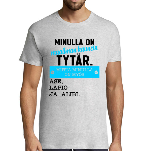 T-paita "Minulla on maailman kaunein tytär"