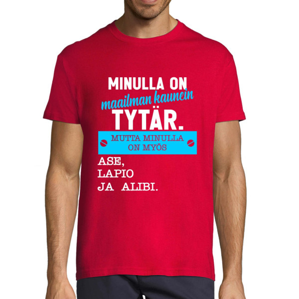 T-paita "Minulla on maailman kaunein tytär"