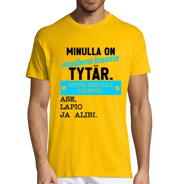 T-paita "Minulla on maailman kaunein tytär"