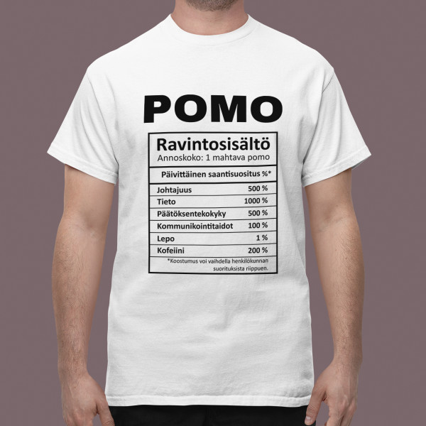 T-paita "Pomon koostumus"