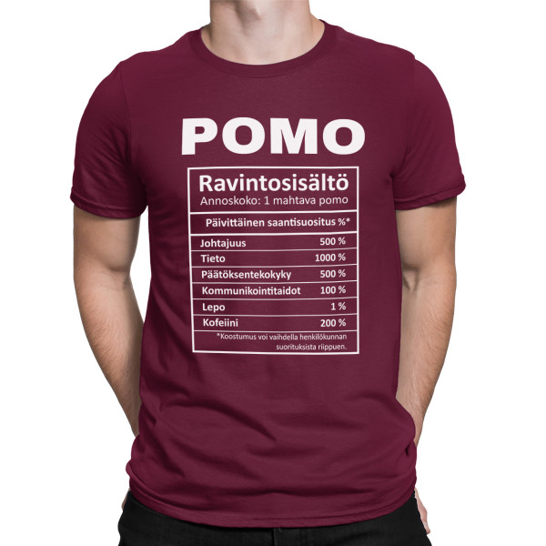 T-paita "Pomon koostumus"