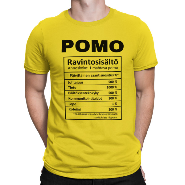 T-paita "Pomon koostumus"