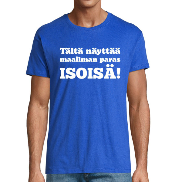 T-paita "Tältä näyttää maailman paras ISOISÄ!"