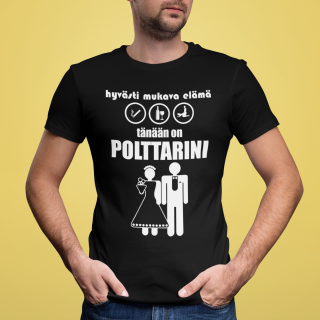 T-paita "Tänään on polttarini" T-paita "Tänään on polttarini"