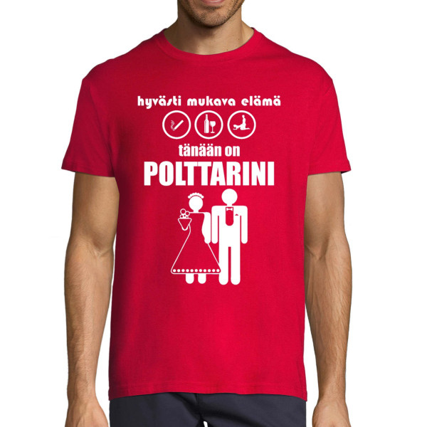 T-paita "Tänään on polttarini"