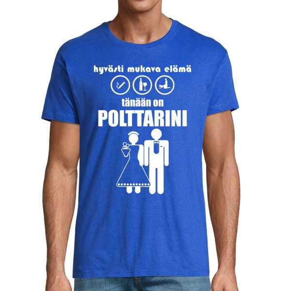 T-paita "Tänään on polttarini"