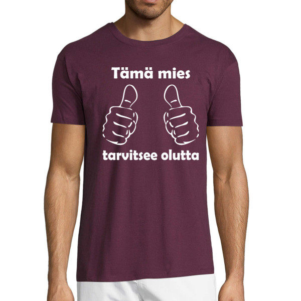 T-paita "Tarvitsen olutta"