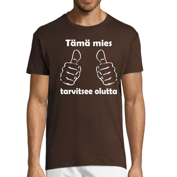 T-paita "Tarvitsen olutta"