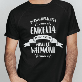 T-paita "Vaimoni - enkeli"