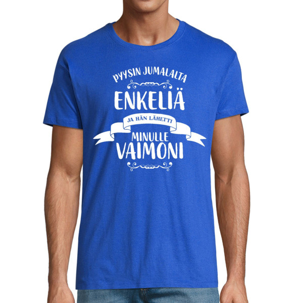 T-paita "Vaimoni - enkeli"