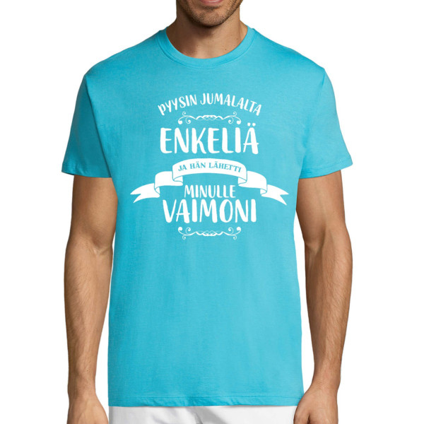T-paita "Vaimoni - enkeli"