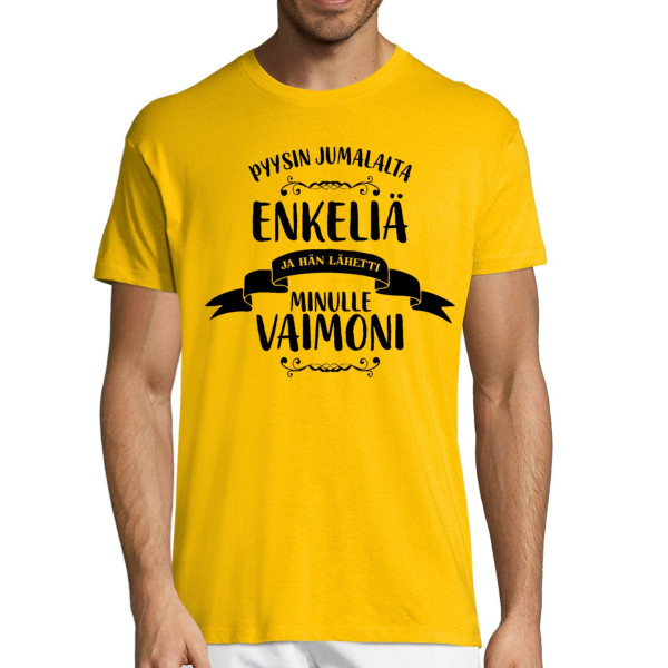 T-paita "Vaimoni - enkeli"