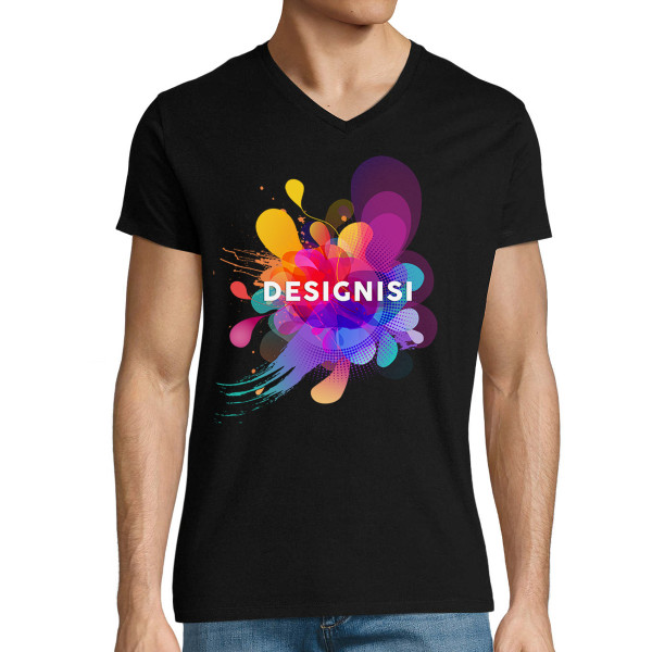 V-aukkoinen t-paita omalla designilla V-aukkoinen t-paita omalla designilla