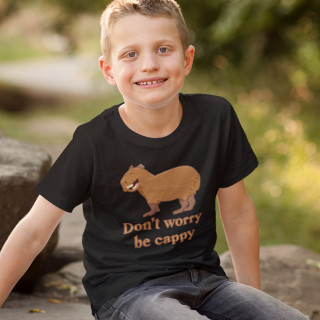 Lasten t-paidat "Don't worry be cappy"