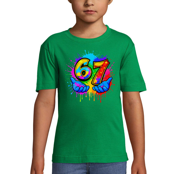 Lasten t-paita "Six seven"