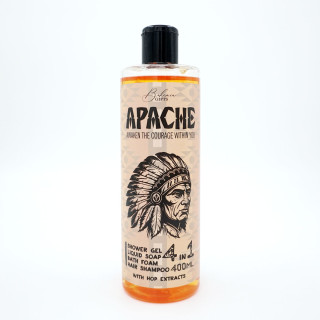 Miesten suihkugeeli, shampoo, vaahto ja saippua 4in1 "Apache" (400 ml)