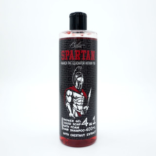 Miesten suihkugeeli, shampoo, vaahto ja saippua 4in1 "Spartan" (400ml)