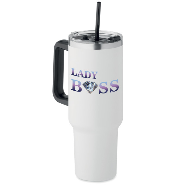 XL-kokoinen termosmuki "Lady Boss" (1200ml)