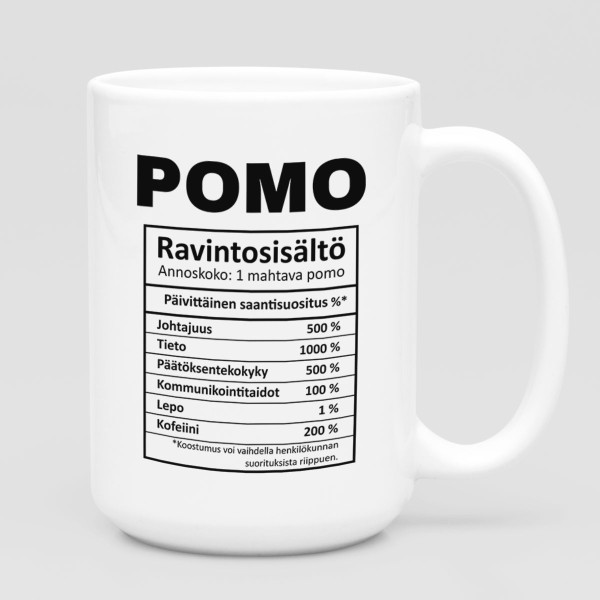 XL-muki "Pomon koostumus" (450ml)