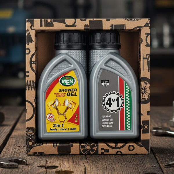 Lahjapaketti - suihkugeeli 2x250ml "Suihkugeeli + 4in1"