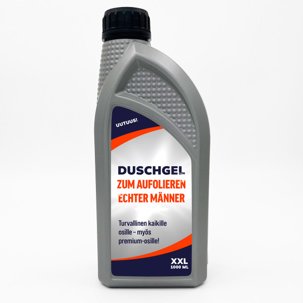 XXL-suihkugeeli "Tosimiesten kiillotukseen" (1000ml) XXL-suihkugeeli "Tosimiesten kiillotukseen" (1000ml)
