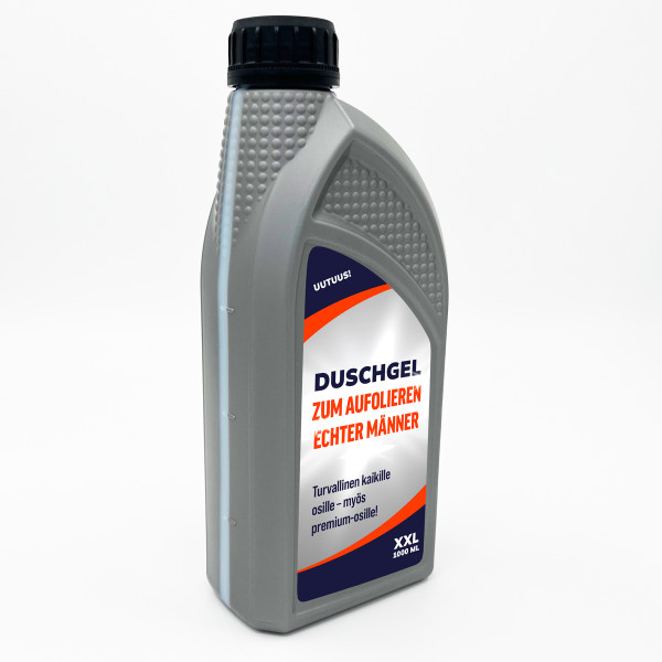 XXL-suihkugeeli "Tosimiesten kiillotukseen" (1000ml) XXL-suihkugeeli "Tosimiesten kiillotukseen" (1000ml)